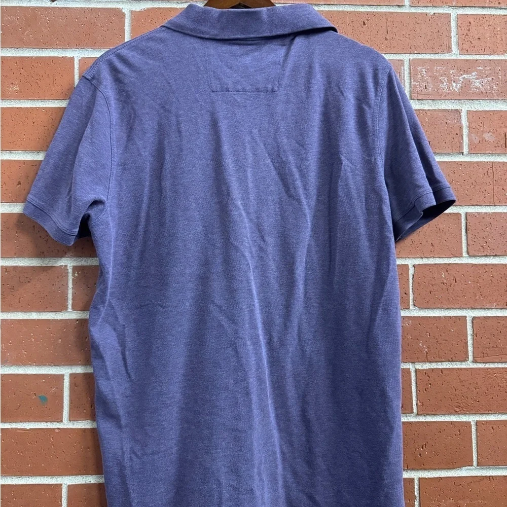 Banana Republic Purple Polo Shirt Men’s Large Soft Cotton Casual